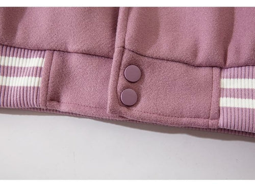 Varsity Jacket Men Leather Patchwork Letter Patch Baseball Coats